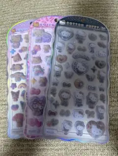 サンリオ COTTON PUFFY シール 3枚セットのサムネイル