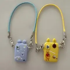 ラブブ Labubu 用 スマホショルダー アクセサリー シナモン プーさん