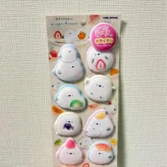 もーっと　もっちりシール　シマエナガ