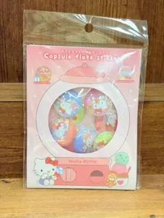 【正規品】カプセルフレークステッカーズ　ハローキティ　サンリオ