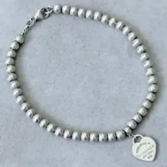 希少✨Tiffany ビーズ ボールチェーン トグルブレスレット - メルカリ