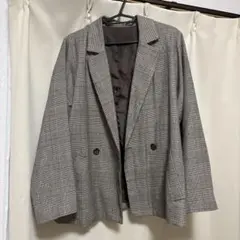 チェック柄 テーラードジャケット