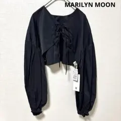 【MARILYNMOONマリリンムーン 】バンドカラーボリュームギャザーブラウスのサムネイル