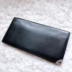 dunhill ダンヒル コーナー金具　長財布 ブラック　レザーのサムネイル