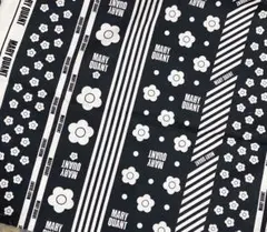 MARY QUANT デイジー柄 ストライプ 生地