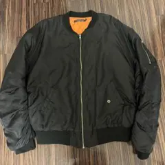4CETIMEXFIGHTER MA-1 フライトジャケット ブラック XL