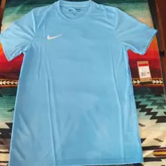 NIKE Dri-FIT 半袖シャツ ライトブルー 新品タグ付きのサムネイル