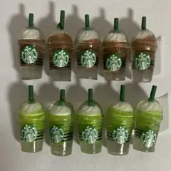 立体フラッペ 10個セット【茶緑】