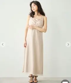 【新品未使用】エメインAimeine 線画フラワーリネンキャミワンピース 線画フラワーリネンキャミワンピース｜PETAL ONLINE（ペタル