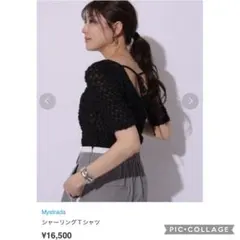 マイストラーダ　シャーリングトップス　ラメのサムネイル