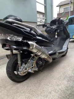 マジェスティ250 SG03J 社外マフラーモリワキマフラー中古5連3連メーター マジェスティ250(SG03J)/ヤマハ SG20J 社外マフラーの販売