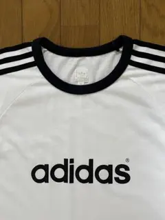 00s adidas アディダス リンガーＴシャツ／ラグランＴシャツ／Ｍサイズ