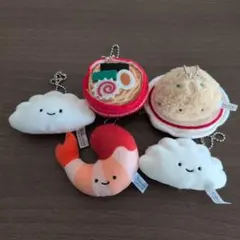 Qualia にっこりーノ 中華 ミニぬいぐるみ 5体セット