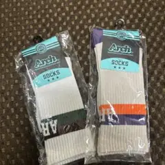 Arch ソックス 2足セット + ZAMST マスクカバー
