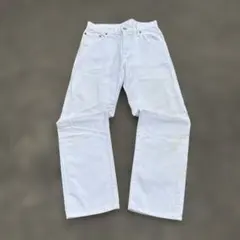 【Levi’s 505】 ホワイトデニム W32 L33 白パン ストレート