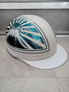 カスタムコルク半　白✘Candyターコイズブルーラップ富士日章 カスタムコルク半 白✘Candyターコイズブルーラップ富士日章