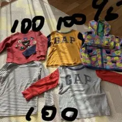 最終　再値下げ　男の子長袖トレーナー　100 ミキハウス GAPf.oキッズ
