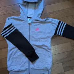 adidas ジップアップパーカー 140cm