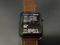Apple Watch Series 3、42mmアルミニウムケース