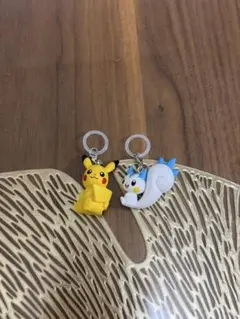 ポケモン ピカチュウ パチリス めじるし　キーホルダー 2個セットのサムネイル