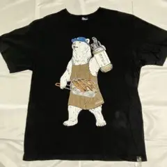 go slow caravans ORANGE クマ　ほりにし Tシャツ Ｌ