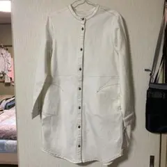 レディースジャケット　ストレッチ　デニム　白