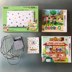 Nintendo 3DS LL どうぶつの森 5点セットのサムネイル