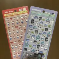 正規品　ボンボンドロップシール ミニ サンリオ キティ　はぴだんぶい　2個セット