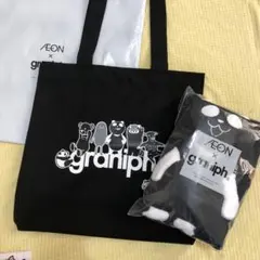 AEON × graniph コラボ トートバック　ブランケット　セット