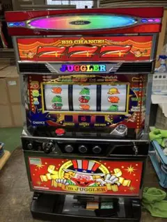 【美品】パチスロ実機　アイムジャグラーEX-TP 赤パネル　コイン不要機付 アイムジャグラーEX-TP パチスロ実機本体+メダル不要機セット