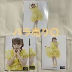 FRUITSZIPPER 早瀬ノエル 生写真 フリル 4枚セット