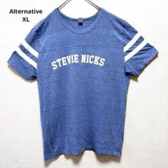 オルタナティブ Tシャツ 半袖 フットボール ブルー ユニセックス メンズXLのサムネイル