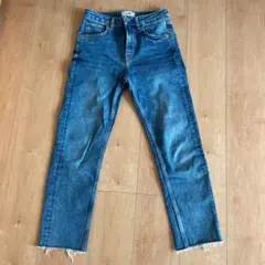ZARA ハイウェストデニム