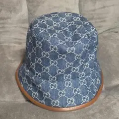 GUCCI GGキャンバス ワイドブリムハット 631958 M 57cm - メルカリ