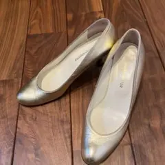 パンプス　バニスター　BANNISTAR ゴールドのサムネイル