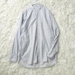 HERILL スビンコットン バンドカラー シャツ