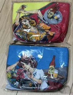 新品未開封 エビスビール 荒木飛呂彦 ポーチ 恵比寿 ジョジョ - メルカリ