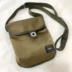 PORTER ポーター 吉田カバン フレーム ショルダーバッグ ポーチ カーキ