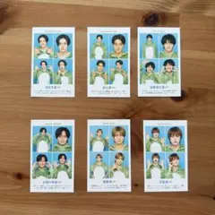 TVガイド　開運証明写真　美 少年　6枚セット