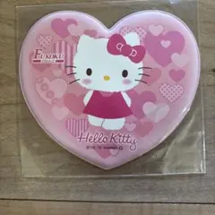 Hello Kitty ハート型捺印マットフコク生命 非売品