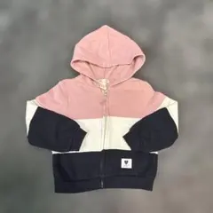 H&M カラーブロック パーカー 4-6Y