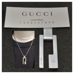 GUCCI グッチ ネックレス トップ ヘキサゴン 六角形 ロゴ - メルカリ