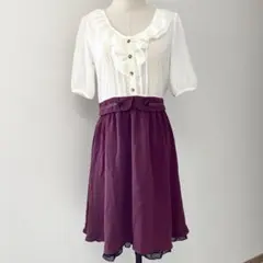 未使用　アクシーズ ドットフロッキー使い　ワンピース