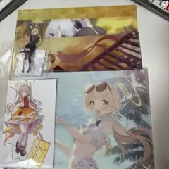 ブルーアーカイブ 阿慈谷ヒフミ 盛夏派対 缶バッジ アクリルスタンド