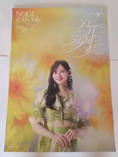 乃木坂46 金川紗耶 42nd『是非に及ばず』B2サイズ 特製ソロポスター