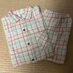 Wacoal チェック柄 パジャマセット Lサイズ　長袖長ズボン