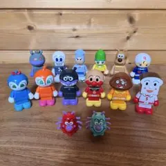 【まとめ売り】アンパンマンブロック ドールセット ブロックラボ 人形 14体