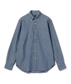 【美品】BEAMS F シャンブレー ボタンダウンカラーシャツ