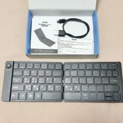 EWin 折りたたみ Bluetooth ワイヤレス キーボード 日本語配列