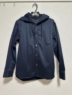 THE SHOP TK フード付きネイビーシャツジャケット L